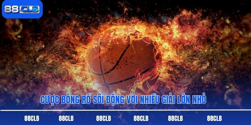 Cược bóng rổ sôi động với nhiều giải lớn nhỏ